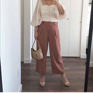 Uniqlo Wide Leg Crop Pants S